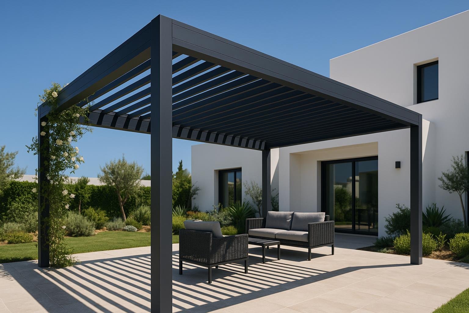 Pergola bioclimatique aluminium